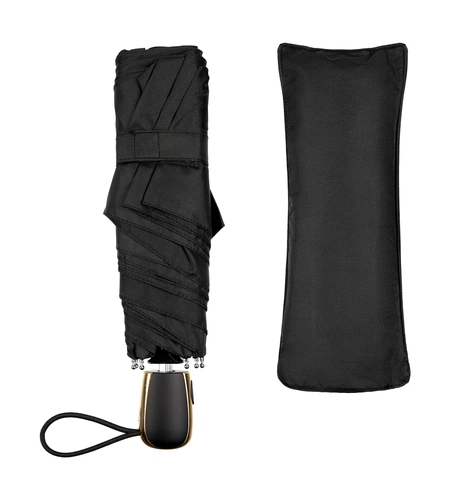 Зонт складной Nicety, черный Зонт складной Nicety, черный