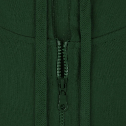 Толстовка на молнии с капюшоном Siverga 2.0, темно-зеленая Толстовка на молнии с капюшоном Siverga 2.0, темно-зеленая