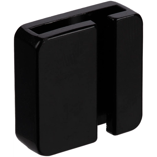 Квадратный шильдик на резинку Direct, черный Квадратный шильдик на резинку Direct, черный