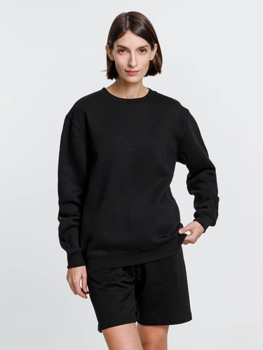 Свитшот унисекс Delta, черный Свитшот унисекс Delta, черный