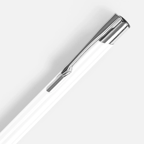 Ручка шариковая Keskus, белая Ручка шариковая Keskus, белая