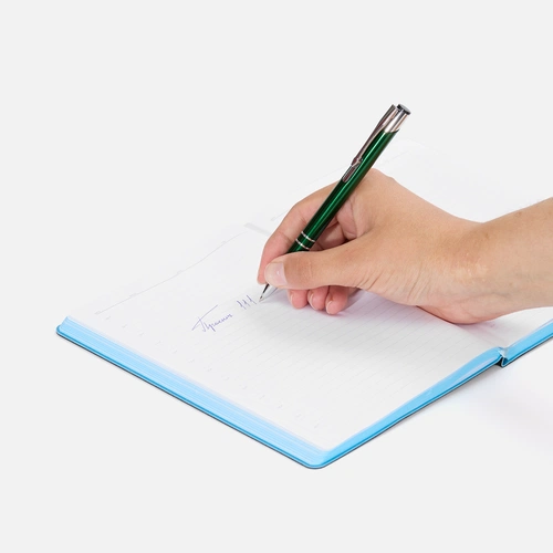 Ручка шариковая Keskus, зеленая Ручка шариковая Keskus, зеленая