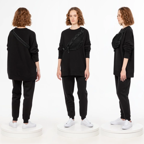 Поясная сумка W6, черная Поясная сумка W6, черная