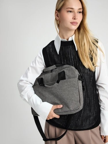 Сумка для ноутбука Delegate, серая Сумка для ноутбука Delegate, серая