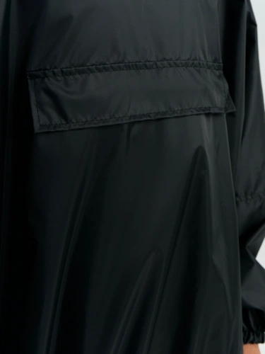 Дождевик-анорак Alatau, укороченный, черный, единый размер Дождевик-анорак Alatau, укороченный, черный, единый размер