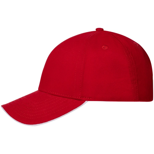 Бейсболка Spiker, красная с белым Бейсболка Spiker, красная с белым