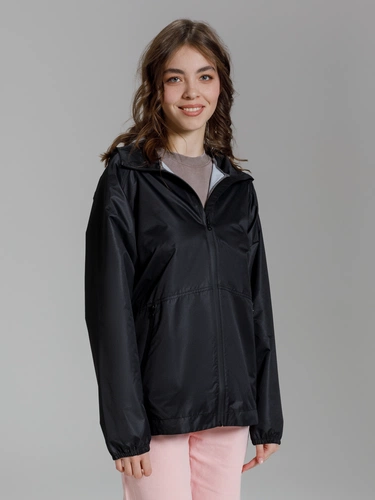 Куртка унисекс Nordvind WR, черная Куртка унисекс Nordvind WR, черная