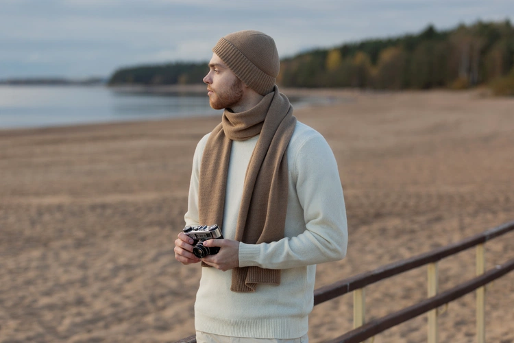 Шарф Cordelia, бежевый Шарф Cordelia, бежевый