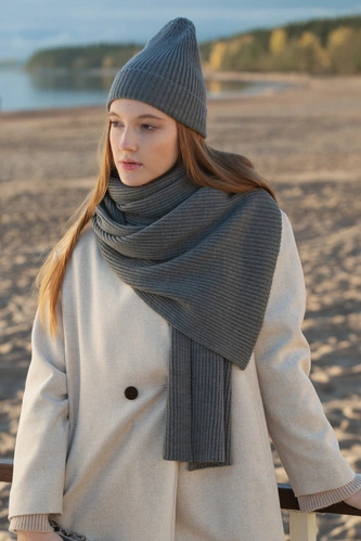 Шарф Alpine, серый Шарф Alpine, серый