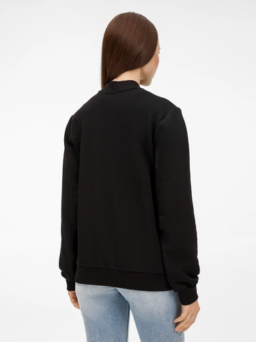 Бомбер унисекс Nuppu, черный Бомбер унисекс Nuppu, черный