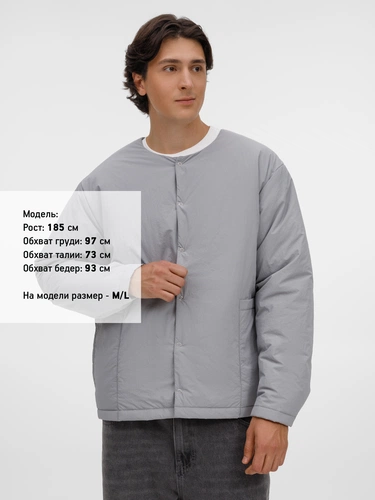 Куртка унисекс Veter, серая Куртка унисекс Veter, серая