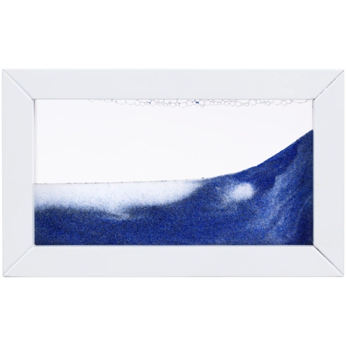 Песочная картина-антистресс Zenscape, белая с синим Песочная картина-антистресс Zenscape, белая с синим