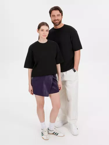 Джемпер с коротким рукавом Siluetti Volumica, черный Джемпер с коротким рукавом Siluetti Volumica, черный