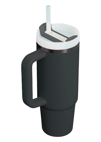 Термокружка Quencher H2.0 1180 с трубочкой, серая Термокружка Quencher H2.0 1180 с трубочкой, серая