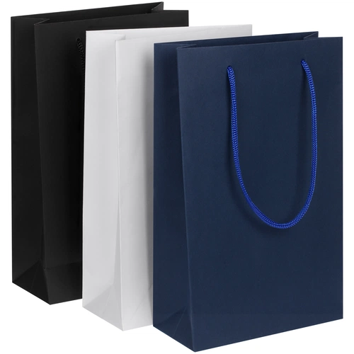 Пакет бумажный Waski S, синий Пакет бумажный Waski S, синий