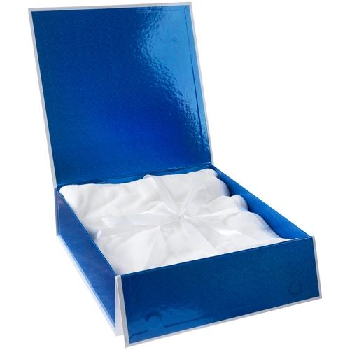 Коробка складная Gallant, L, белая с синим Коробка складная Gallant, L, белая с синим