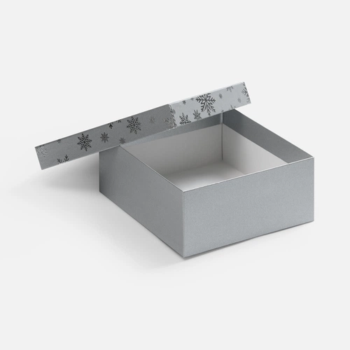 Коробка Wintry, серебристая Коробка Wintry, серебристая