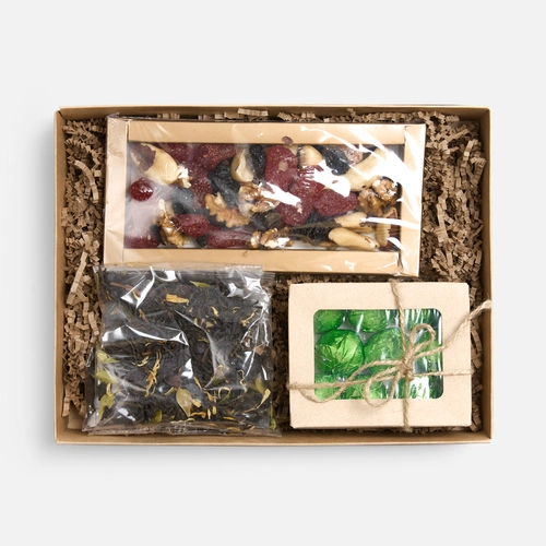 Набор Quality Time, грильяж с сосновой шишкой Набор Quality Time, грильяж с сосновой шишкой