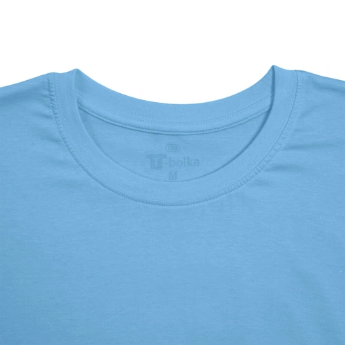 Футболка унисекс T-bolka 140, голубая Футболка унисекс T-bolka 140, голубая