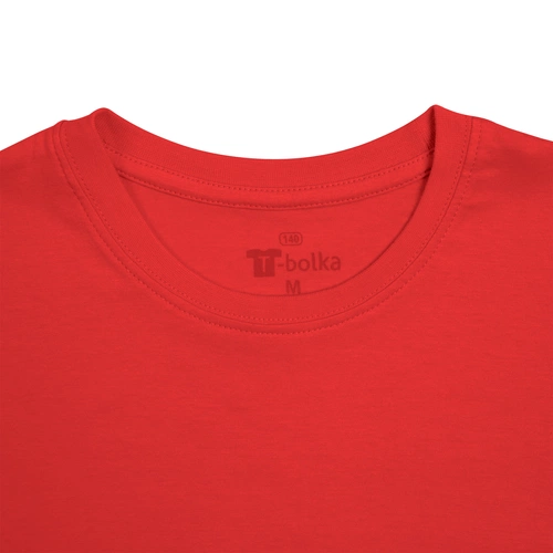 Футболка унисекс T-bolka 140, красная Футболка унисекс T-bolka 140, красная