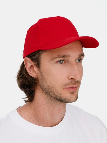 Бейсболка Long Beach, красная Бейсболка Long Beach, красная