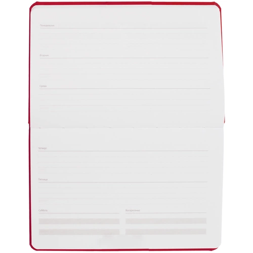 Еженедельник Urban, недатированный, красный Еженедельник Urban, недатированный, красный