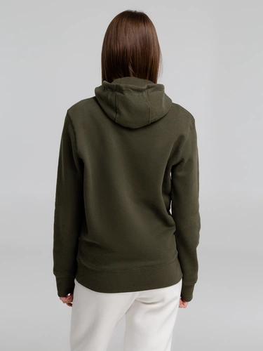 Толстовка на молнии с капюшоном унисекс King, хаки Толстовка на молнии с капюшоном унисекс King, хаки