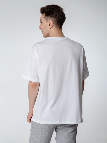 Футболка оверсайз мужская Boxy Men, белая Футболка оверсайз мужская Boxy Men, белая