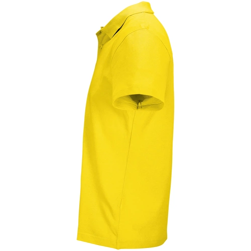 Рубашка поло унисекс Pulse, желтая Рубашка поло унисекс Pulse, желтая