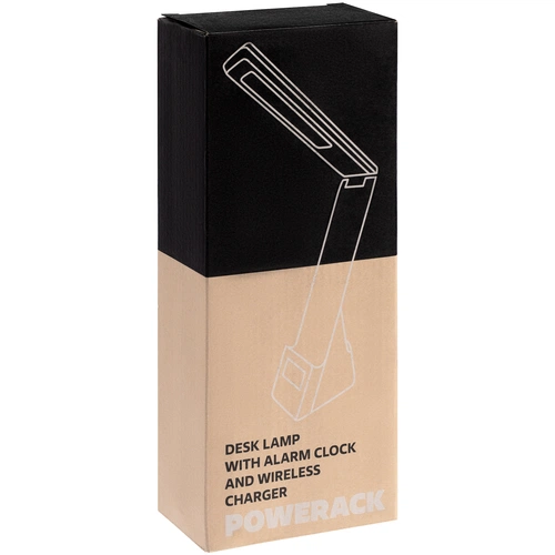 Лампа с беспроводной зарядкой смартфона и часов Powerack, белая Лампа с беспроводной зарядкой смартфона и часов Powerack, белая