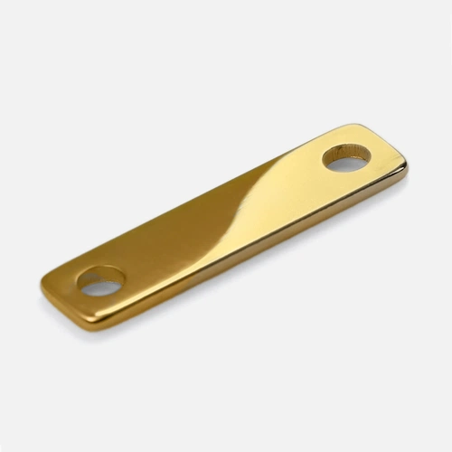 Шильдик металлический Alfa Liten, золотистый глянцевый Шильдик металлический Alfa Liten, золотистый глянцевый