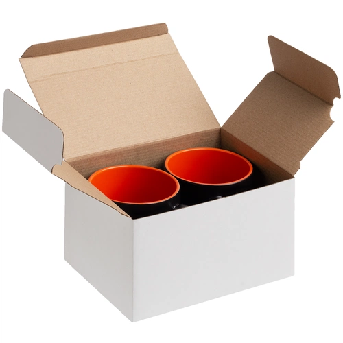 Коробка Couple Cup под 2 кружки, большая, белая Коробка Couple Cup под 2 кружки, большая, белая