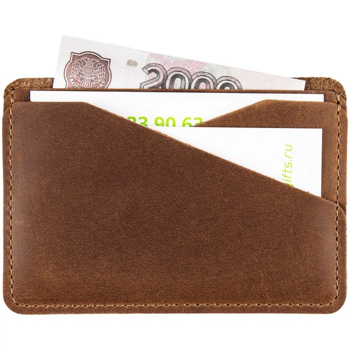 Чехол для карточек inStream, коричневый Чехол для карточек inStream, коричневый