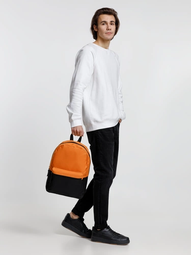 Рюкзак Base Up, черный с оранжевым Рюкзак Base Up, черный с оранжевым