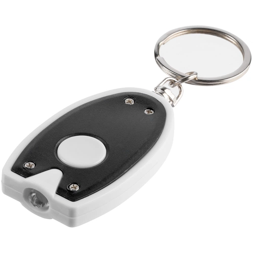 Брелок-фонарик Vivid, ver.2, черный с белым Брелок-фонарик Vivid, ver.2, черный с белым