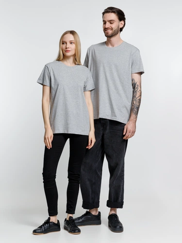 Футболка унисекс Ankara, серый меланж Футболка унисекс Ankara, серый меланж