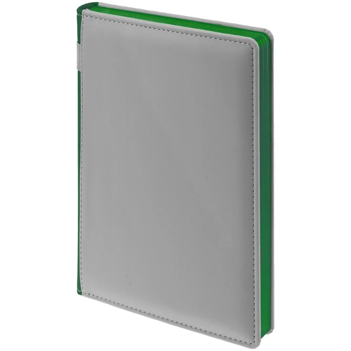 Ежедневник Spain Shall на заказ, недатированный, серый с зеленым Ежедневник Spain Shall на заказ, недатированный, серый с зеленым