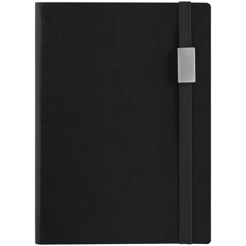 Ежедневник Vivian Metal, недатированный, черный Ежедневник Vivian Metal, недатированный, черный