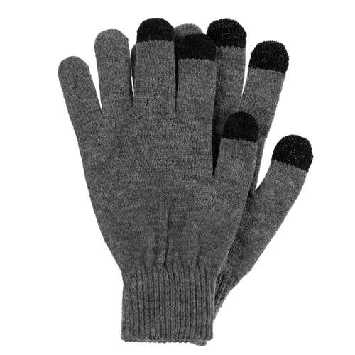 Перчатки сенсорные Urban Flow, темно-серый меланж Перчатки сенсорные Urban Flow, темно-серый меланж