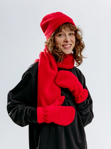 Шарф Fleecy, красный Шарф Fleecy, красный