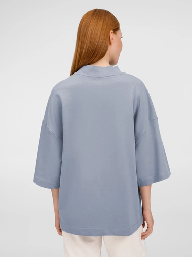 Футболка оверсайз унисекс T9, серая Футболка оверсайз унисекс T9, серая