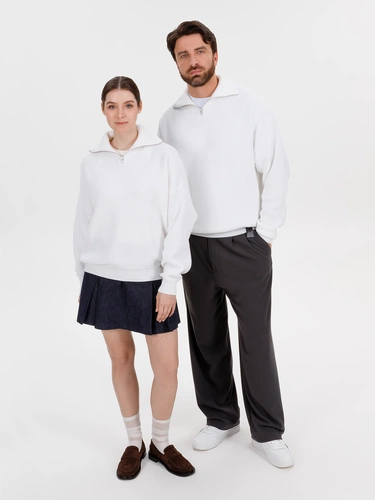 Джемпер Siluetti Birne, молочно-белый Джемпер Siluetti Birne, молочно-белый