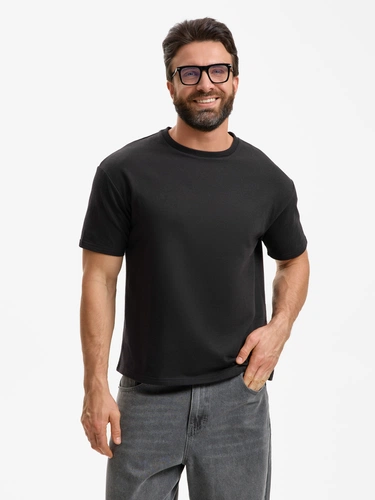 Футболка унисекс Durington, черная Футболка унисекс Durington, черная