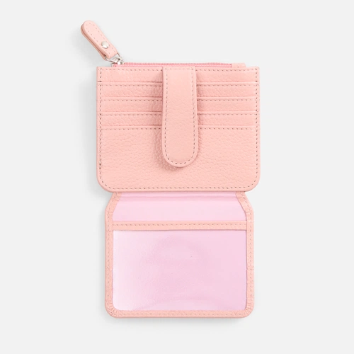 Картхолдер на молнии Unison, розовый Картхолдер на молнии Unison, розовый