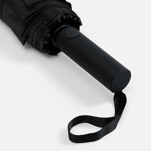 Зонт складной с УФ-защитой Ribstar, черный Зонт складной с УФ-защитой Ribstar, черный