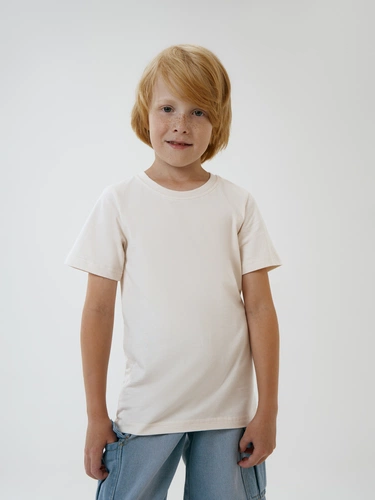 Футболка детская T-Bolka Kids, молочно-белая Футболка детская T-Bolka Kids, молочно-белая