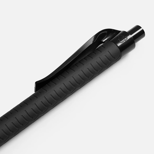 Ручка шариковая Prodir QS03 PRP Tyre Soft Touch, черная Ручка шариковая Prodir QS03 PRP Tyre Soft Touch, черная