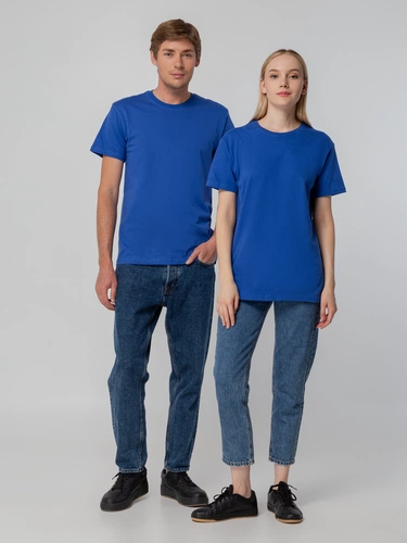 Футболка унисекс T-bolka 140, ярко-синяя Футболка унисекс T-bolka 140, ярко-синяя