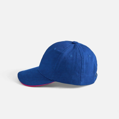 Бейсболка Buffalo, ярко-синяя (royal) с неоново-розовым Бейсболка Buffalo, ярко-синяя (royal) с неоново-розовым