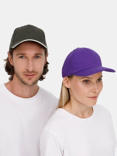 Бейсболка Long Beach, хаки с бежевым Бейсболка Long Beach, хаки с бежевым